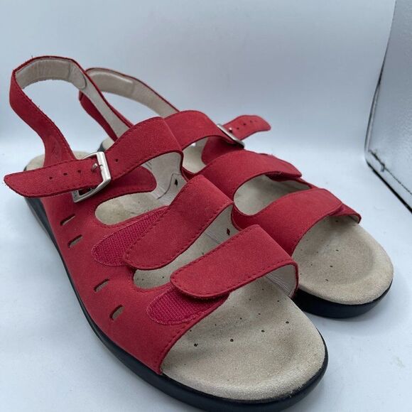 Propet Red BREEZE WALKER 11 - Picture 1 of 11